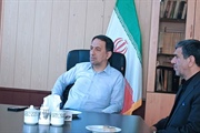 دیدار چهره به چهره فرماندار شهرستان خدابنده،  سرپرست بخشداری مرکزی...