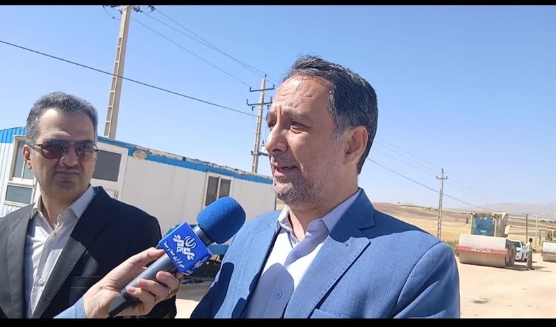 حضور میدانی مهندس اعلایی فرماندار شهرستان در پروژه تعریض محور قیدار - ابهر