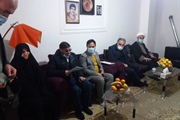 دیدار دکتر افشارچی استاندار زنجان با خانواده شهید بهروز نوری ستوده...