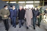 بازدید دکتر افشارچی استاندار زنجان از شرکت نوردکاران افق ابهر