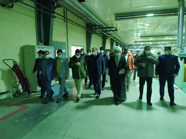 بازدید میدانی دکتر افشارچی استاندار زنجان از شرکت پویا ریس ابهر