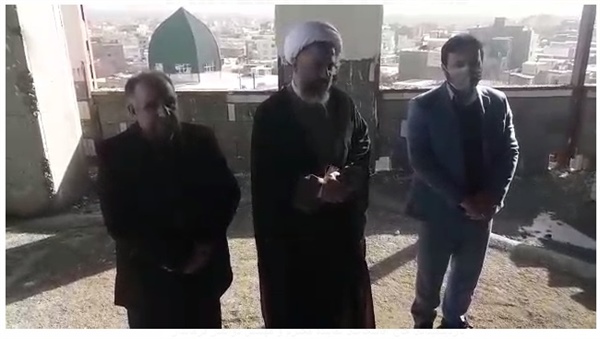 بازدید میدانی دکتر شجاعی نماینده شهرستان های ابهر ،خرمدره و سلطانیه و ذوالقدر فرماندار شهرستان ابهر از پروژه ارغوان واقع در میدان شهرداری