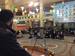 حضور فرماندار و اعضای شورای اداری شهرستان ابهر به مناسبت دهه مبارکه فجر در مسجدجامع شریف آباد و بررسی مشکلات مردمی