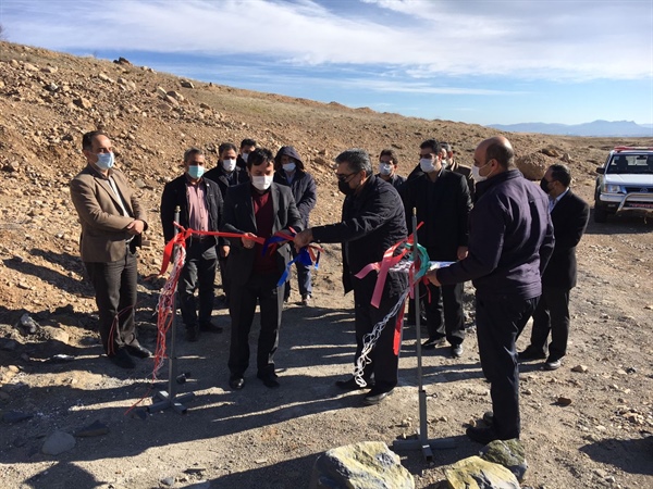 آئین بهره برداری از پروژه بند رسوب گیر روستای کوی نیک  با حضور ذوالقدر فرماندار  شهرستان ابهر