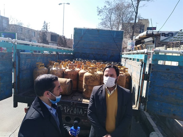 کشف شبکه قاچاق گاز مایع سیلندر توسط مسئولین  فرمانداری، اماکن و اداره صمت درشهرستان ابهر