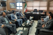 دیدار معاون شرکت نفت بخش فرآورده‌های نفتی استان زنجان با فرماندار...