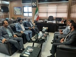 دیدار معاون شرکت نفت بخش فرآورده‌های نفتی استان زنجان با فرماندار شهرستان ابهر