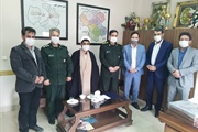 دیدار ذوالقدر فرماندار شهرستان ابهر با احمدی‌تبار فرمانده ناحیه...