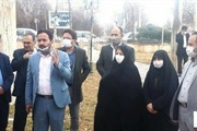بازدید میدانی ذوالقدر فرماندار شهرستان ابهر به همراه جمعی از...