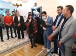 تجلیل از خانم عزیزی نایب قهرمان جام ریاست تکواندو جهانی و کسب مقام سوم دهه فجر با حضور فرماندار شهرستان، شهردار و اعضا شورای شهر ابهر بمناسبت روز جوان