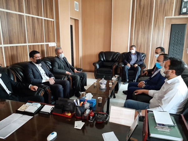 دیدار و گفتگوی سرپرست اداره کل تعاون، کار و رفاه اجتماعی استان زنجان و هیأت همراه با ذوالقدر فرماندار شهرستان ابهر