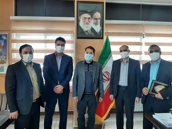 آیین تکریم و معارفه رئیس اداره راهداری و حمل و نقل جاده ای شهرستان ابهر با حضور ذوالقدر فرماندار شهرستان ابهر و علی اکبری مدیرکل راهداری و حمل و نقل جاده ای استان
