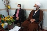 دیدار و گفتگوی ذوالقدر فرماندار شهرستان ابهر با حجت الاسلام زارعی...