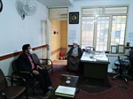 دیدار ذوالقدر فرماندار شهرستان ابهر با صالحی رئیس محترم حوزه علمیه شهر هیدج