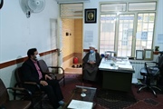 دیدار ذوالقدر فرماندار شهرستان ابهر با صالحی رئیس محترم حوزه علمیه...