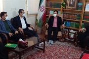 دیدار فرماندار شهرستان ابهر ذوالقدر با امام جمعه شهرستان ابهر
