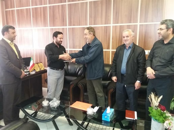 دیدار و گفتگوی رئیس و اعضای ستاد بازسازی عتبات عالیات با فرماندار شهرستان ابهر