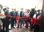 افتتاح نمایشگاه سلامت در سالن بحران پارک پردیس ابهر به مناسبت هفته سلامت، با حضور فرماندار شهرستان ابهر