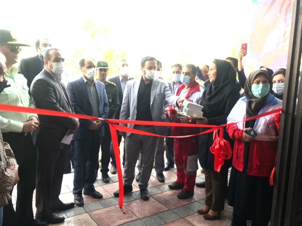 افتتاح نمایشگاه سلامت در سالن بحران پارک پردیس ابهر به مناسبت هفته سلامت، با حضور فرماندار شهرستان ابهر