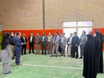بازدید ذوالقدر فرماندار ابهر به همراه جمعی از مسئولین شهرستان از ورزشگاه مجتمع آموزشی پویا به منظور رفع مشکلات