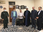 دیدار و تکریم جانباز سرافراز حدادیان ازجانبازان عملیات بیت المقدس به مناسبت سوم خرداد سالروز آزادسازی خرمشهر،با حضور ذوالقدر فرماندار شهرستان و حجت الاسلام مرادپور امام جمعه شهر ابهر