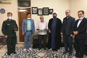 دیدار و تکریم جانباز سرافراز حدادیان ازجانبازان عملیات بیت المقدس...