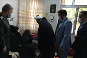 دیدار و تکریم مادرشهیدوالامقام محمدرضا آهنکار از شهدای عملیات بیت...