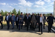 بازدید محرابیان وزیر نیرو از تصفیه خانه آب شرب ابهر و خرمدره به...