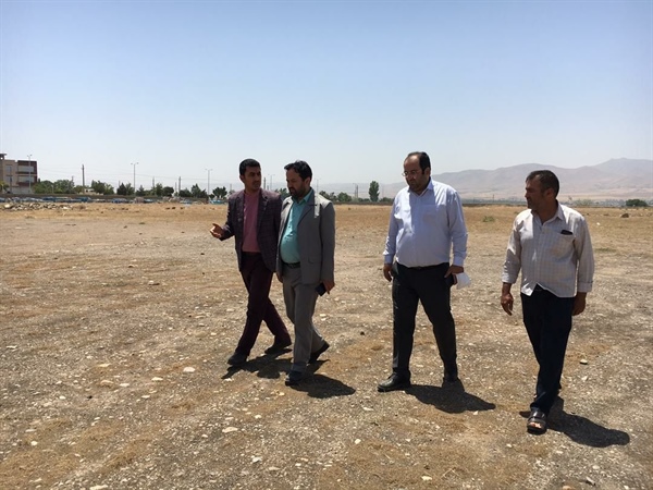 بازدید میدانی ذوالقدر فرماندار شهرستان ابهر، از مجموعه ورزشی شهید فهمیده شناط به منظور بررسی و رفع مشکلات