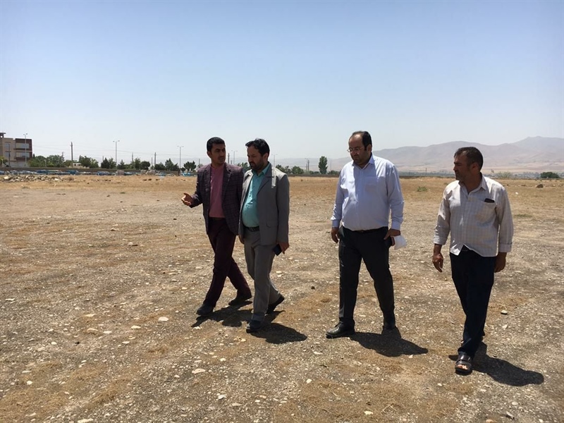 بازدید میدانی ذوالقدر فرماندار شهرستان ابهر، از مجموعه ورزشی شهید فهمیده شناط به منظور بررسی و رفع مشکلات