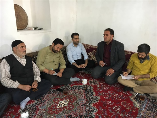 حضور فرماندار و اعضای شورای اداری شهرستان ابهر در روستاهای حسین آباد قارقالو، داودگر و علی بلاغی به منظور بررسی و رفع مشکلات