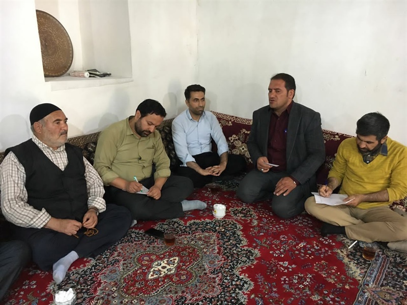 حضور فرماندار و اعضای شورای اداری شهرستان ابهر در روستاهای حسین آباد قارقالو، داودگر و علی بلاغی به منظور بررسی و رفع مشکلات