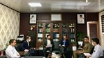 حضور ذوالقدر فرماندار ابهر در اداره کل ورزش و جوانان استان زنجان به منظور پیگیری اعتبارات ملی و بررسی مشکلات پروژه های ورزشی نیمه تمام شهرستان ابهر