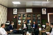 حضور ذوالقدر فرماندار ابهر در اداره کل ورزش و جوانان استان زنجان...