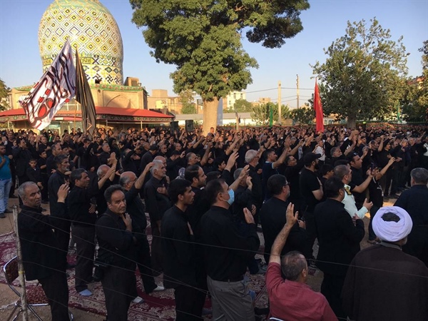 اجتماع عزاداران حسینی درآستان مقدس امامزاده اسماعیل علیه السلام شناط