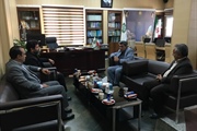 حضور ذوالقدر فرماندار شهرستان ابهر در اداره کل امور مالیاتی استان...