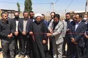 آیین بهره برداری پروژه بهسازی معابر (جدول گذاری زیرسازی) روستای...