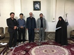 دیدار فرماندار شهرستان ابهر با خانواده های شهدای کارمند همزمان با گرامیداشت هفته دولت