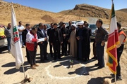 آیین کلنگ زنی پروژه بهسازی راه ارتباطی روستای گلی در پنجمین روز از...