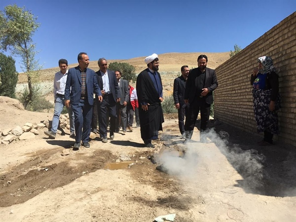 آیین بهره برداری از پروژه گاز رسانی به روستای گلی در پنجمین روز از هفته دولت