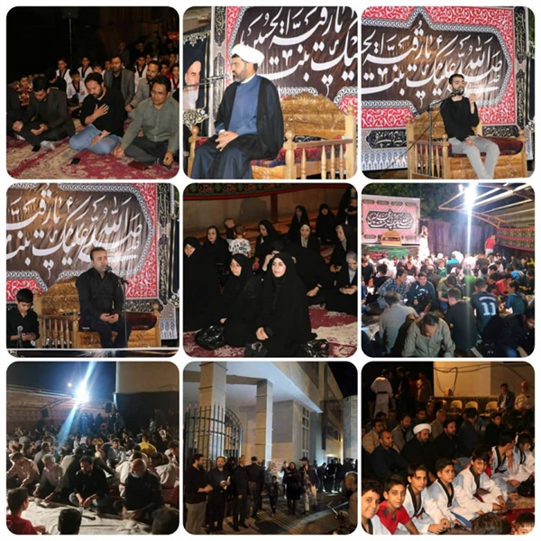مراسم عزاداری شهادت حضرت رقیه سلام الله علیها، با سخنرانی حجت الاسلام مرادپور امام جمعه ابهر