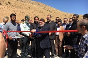 آیین افتتاح بند رسوب گیر روستای قفس آباد با حضور معاون سیاسی،...