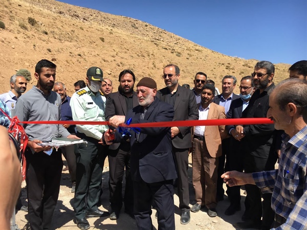 آیین افتتاح بند رسوب گیر روستای قفس آباد با حضور معاون سیاسی، امنیتی و اجتماعی استاندار، فرماندار شهرستان ابهر و اعضای شورای اداری