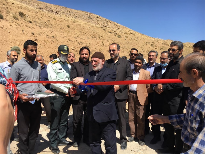 آیین افتتاح بند رسوب گیر روستای قفس آباد با حضور معاون سیاسی، امنیتی و اجتماعی استاندار، فرماندار شهرستان ابهر و اعضای شورای اداری