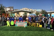 آیین افتتاح زمین چمن مصنوعی دبیرستانهای شهید رضا سلیمانی و معلم،...