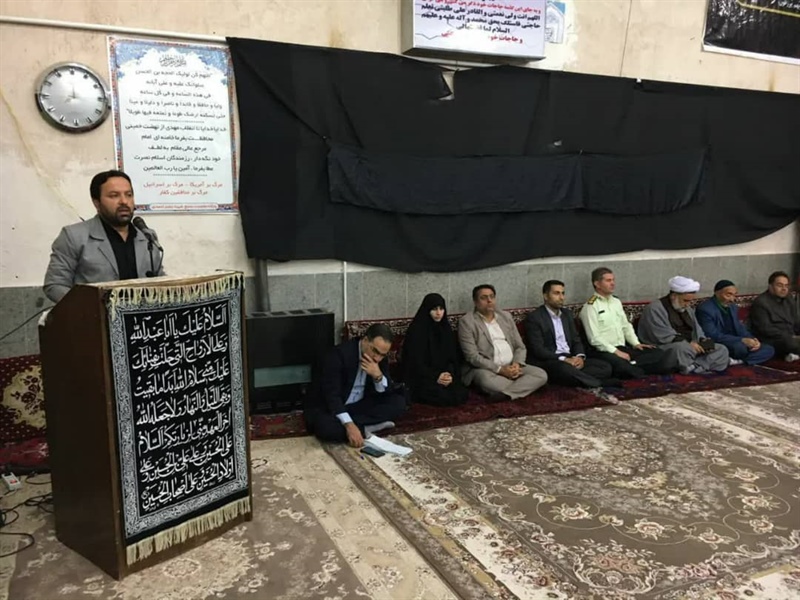 برگزاری جلسه شورای اداری شهرستان ابهر به ریاست فرماندار و با حضور اعضای شورای اداری و اقشار مختلف مردم در مسجد باب الحوائج (ع) حسین آباد