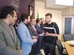 برگزاری مراسم تجلیل از نفرات برتر کنکور سراسری با حضور ذوالقدر فرماندار شهرستان ابهر و جمعی از مسئولین در محل فرمانداری ابهر