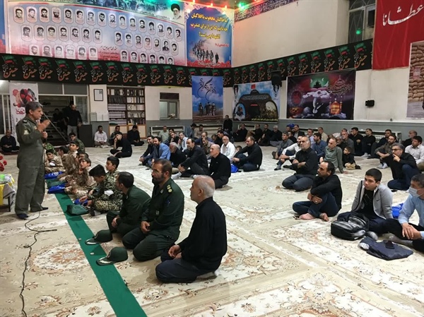 حضور ذوالقدر فرماندار شهرستان ابهر در مراسم یادواره شهدا، همزمان با گرامیداشت هفته دفاع مقدس