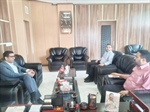دیدار و گفتگوی مدیرعامل شرکت سانا عایق با فرماندار شهرستان ابهر به منظور بررسی و رفع مشکلات شرکت مذکور