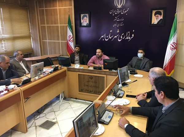 برگزاری نشست مشورتی همکاران فرمانداری و بخشداری مرکزی ابهر به ریاست ذوالقدر فرماندار شهرستان ابهر